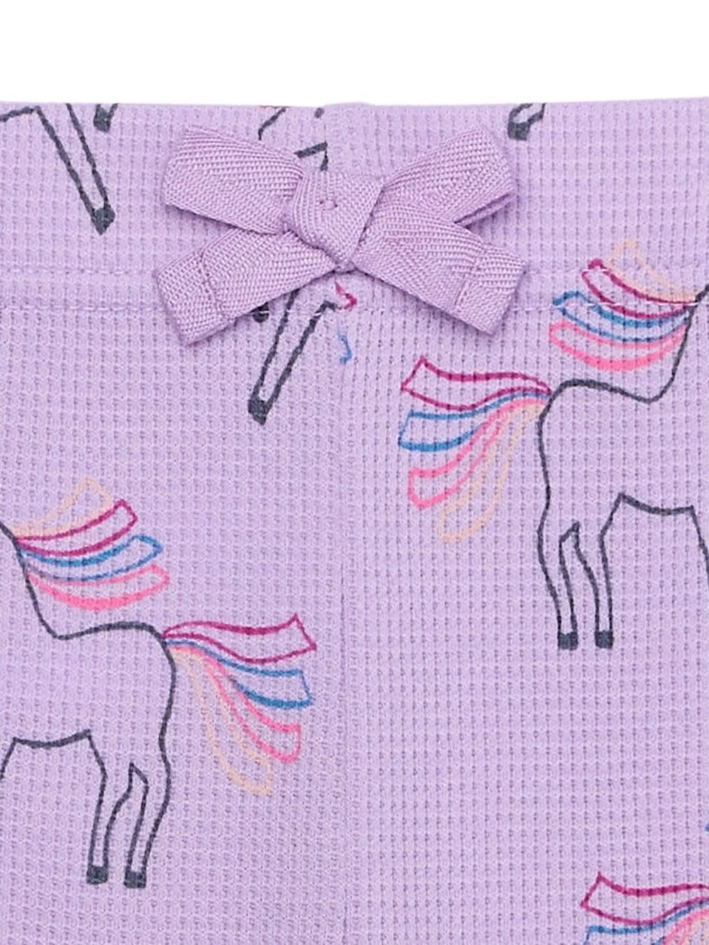 NEW 2 Piece Set Purple Unicorn Toddler Girl Long Sleeve Thermal 5T